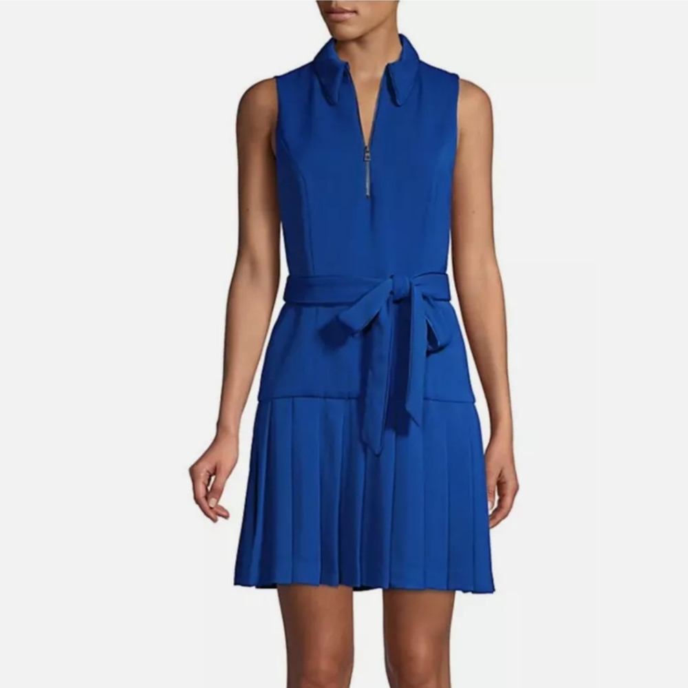 Alice + Olivia Yoko Pleated Dress